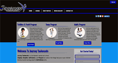 Desktop Screenshot of journeytkd.com