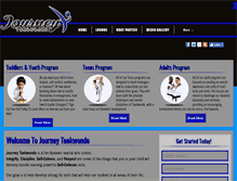 Tablet Screenshot of journeytkd.com